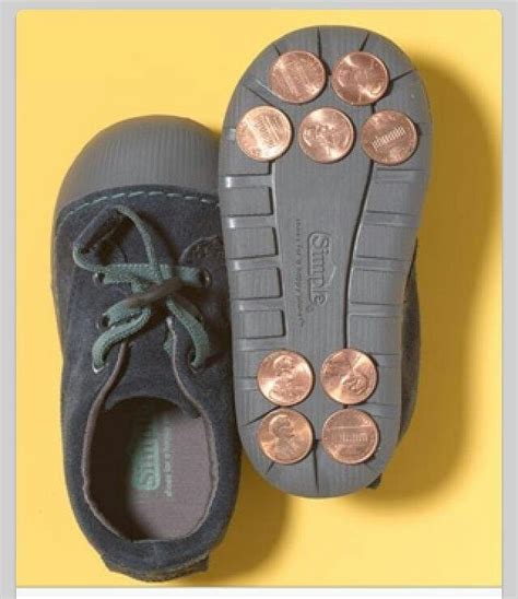 tap shoes with pennies